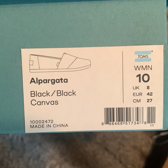 Nwt Tom’s shoes - Picture 2 of 3